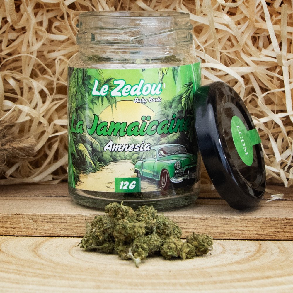 Fleurs de CBD La Jamaïcaine "Amnesia" 12gr