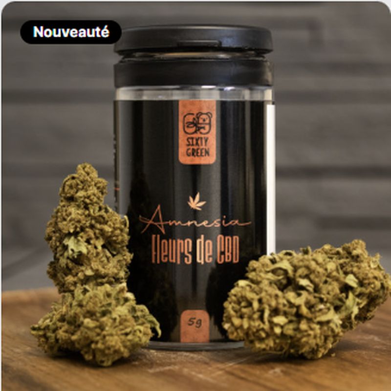 Fleurs de CBD Amnesia 5gr