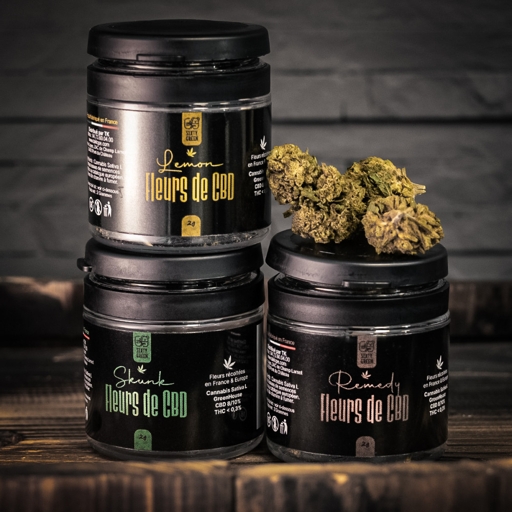 Pack Fleurs de CBD 3×2gr
